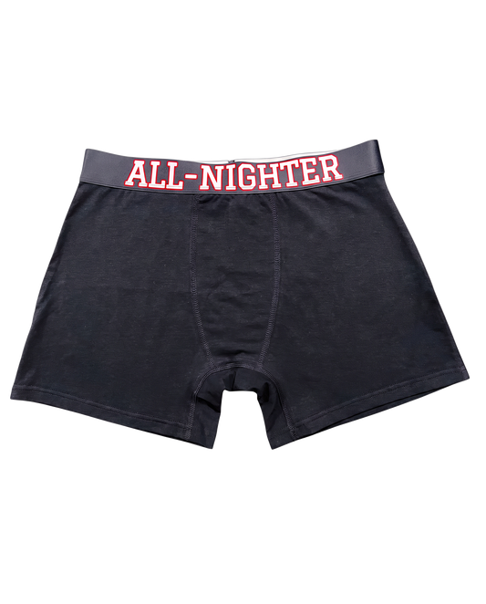 Black ALL NIGHTERS boxer briefs